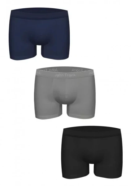 Pánské boxerky John Frank JF3BMODNA03 3 PACK
