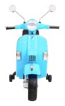 Mamido Dětský elektrický skútr Vespa modrý