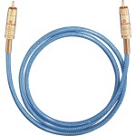 Cinch digitální digitální audio kabel [1x cinch zástrčka - 1x cinch zástrčka] 1.50 m modrá Oehlbach NF 113 DI