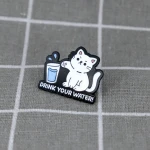Pinarna.cz Motivující kočička - Drink your water! / Pij svou vodu!