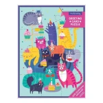 Mudpuppy Puzzle s přáním Kočičí party