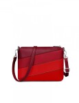 Prošívaná crossbody kabelka VUCH Coalie Striped Red, červená