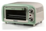 Ariete Mini Vintage zelená / Pečicí trouba / 800 W / 10 l / termostat 230 °C / časovač 60 min (3919GR)