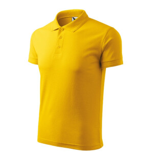 Pique Polo polokošile pánská žlutá 4XL