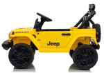 Mamido Elektrické autíčko Jeep Rubicon 24 V 2x200 W žluté