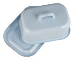 Ib Laursen Smaltovaná máslenka Light Blue, modrá barva, kov