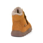 Dětské zimní barefoot boty ZERU TEX FURRY Cognac Froddo G2110151-2 - 25
