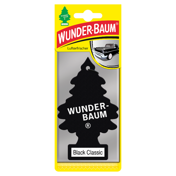 Wunder-Baum Osvěžovač vzduchu - stromeček do auta - Black Classic (WB-15100)