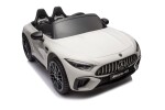Mamido Elektrické autíčko Mercedes AMG SL63 4x200W 24V bílé EVA, ECO kůže