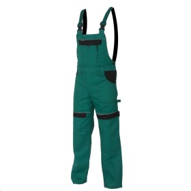 Ardon H8105 Cool Trend Pracovní kalhoty s laclem zelená / černá