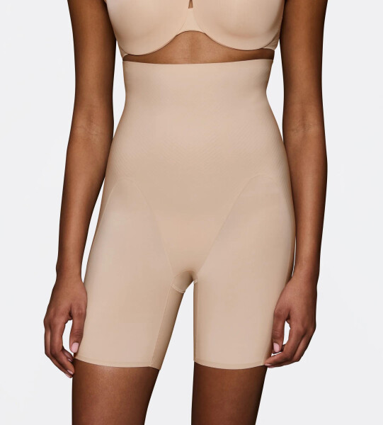 BMU Illusion Curve Super HW Mid-Thigh - BROWN - TRIUMPH BROWN - TRIUMPH NUDE BEIGE XL
