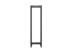 Lanberg Open Rack 42U černá / Stojanový rozvaděč / 19" / Šířka 600 mm / Hloubka 1000 mm / nosnost 600 kg (OR01-6042-B)