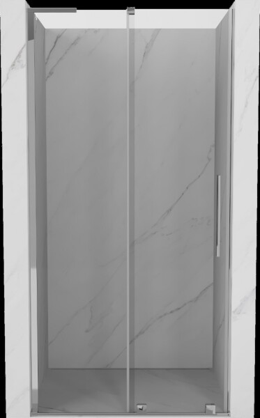 MEXEN/S - Velar L posuvné sprchové dveře 90, transparent, chrom 871-090-003-01-01
