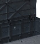 TOOMAX WOOD zahradní plastový úložný box 420 L - grafit