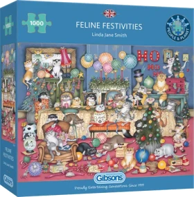 GIBSONS Puzzle Kočičí svátky