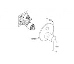 KLUDI - Bozz Baterie pod omítku pro 2 spotřebiče, chrom 387590576