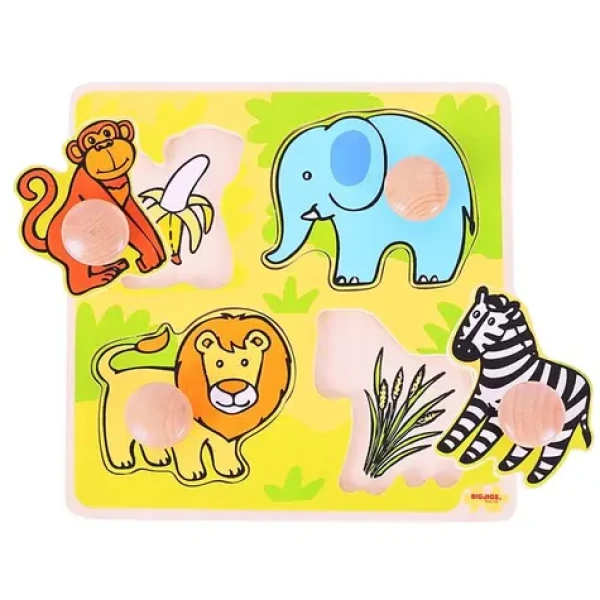 Bigjigs Toys Moje první vkládací puzzle safari