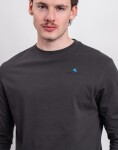 Tričko Klättermusen Root Logo LS Tee M's 961 Raven