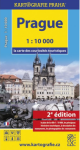 Prague - la carte des couriosités touristiques /1:10 tis.