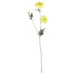 House Doctor Umělá květina Gerbera Yellow 70 cm, žlutá barva, plast