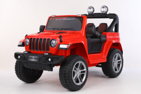 Mamido Elektrické autíčko SPEED 2.0 - 4x4 červené | 180W | EVA | LED | 2,4Ghz | ECO kůže | 12V7Ah