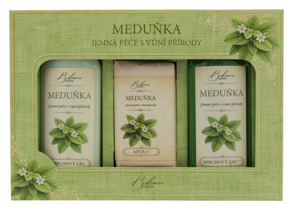 Kosmetická sada Meduňka (sprchový gel, mýdlo, sprchový gel 2v1)