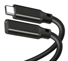 PremiumCord Prodlužovací kabel USB-C černá / Kabel / USB 3.2 Gen 2 / 10 Gb/s / 65 W / 1,5 m (ku31mfa015)