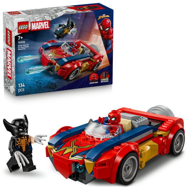LEGO LEGO® | Marvel 76336 Spider-Man a auto vs. venomizovaný Wolverine