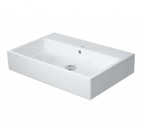 DURAVIT - Vero Air Umyvadlo nábytkové 70x47 cm, s přepadem, bez otvoru pro baterii, WonderGliss, bílá 23507000281