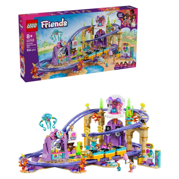 LEGO® Friends 42703 Jízda na horské dráze s mořskými pannami