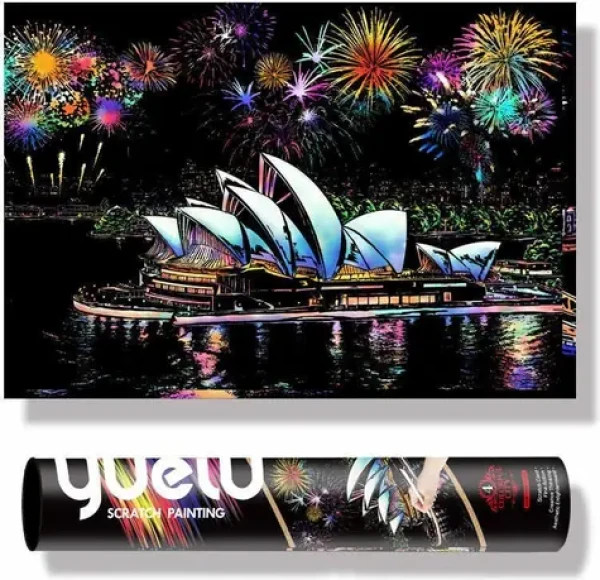 NORIMPEX Škrabací obrázek Opera v Sydney