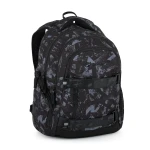 Bagmaster NOMAD 25 B studentský batoh – černo-šedý Černá 30 l 230355