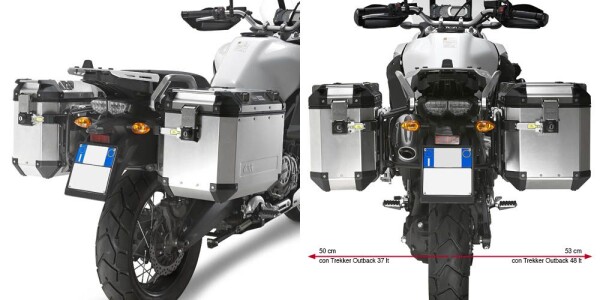 Pl2119Cam trubkový nosič Yamaha XT 1200Z (10-20) pro hliníkové boční kufry Trekker Outback