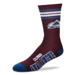 For Bare Feet Dětské ponožky Colorado Avalanche NHL 4 Stripes Crew