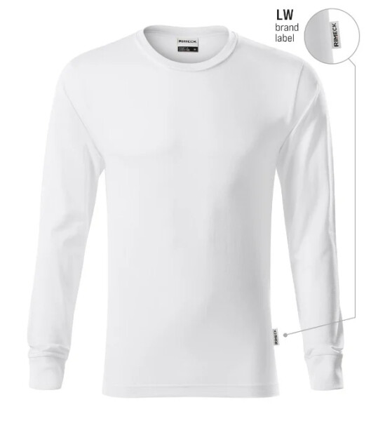 Resist LS triko unisex bílá 00 (brand label) M