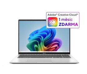 ASUS NTB Vivobook 16 (M1607GA-MB015W), Ryzen AI 7 445, 16" 1920 x 1200, 32GB, 1TB SSD, Radeon, W11 Home, Silver EDF_2910322