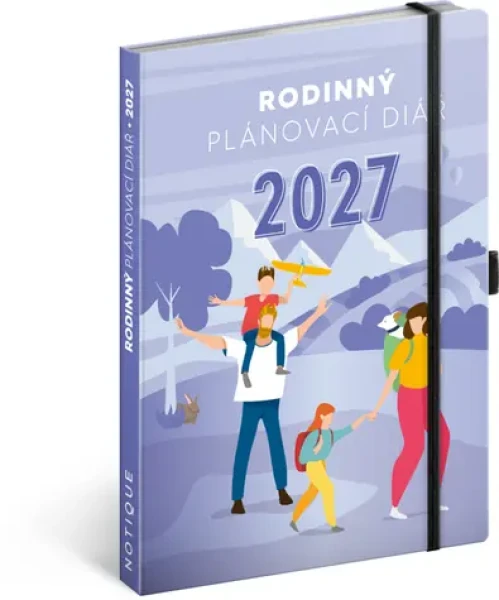 NOTIQUE Rodinný diář – pomocník všech rodičů 2027 / Diář / 15 × 21 cm