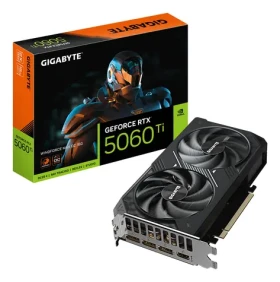 Gigabyte GeForce RTX 5060 Ti WINDFORCE MAX OC 16G / Grafická karta / 16GB GDDR7 / 128-bit / 1x HDMI + 3x DP (GV-N506TWF2MAX OC-16GD)