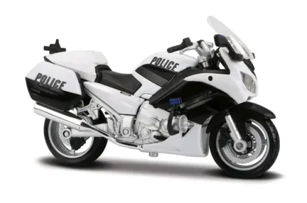 Maisto YAMAHA FJR 1300A Generic police bílá