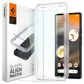 Spigen Glass AlignMaster ochranné sklo pro Google Pixel 6a 2ks (AGL04695)