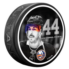 Mustang Puk New York Islanders NHL #44 Pageau Neon Visor