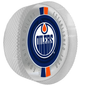 Mustang Puk Edmonton Oilers NHL Crystal Ribbon