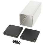 Hammond Electronics 1455CS1202 120 x 54 x 54 hliník extrudovaný čirá 1 ks