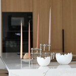 Stoff Nagel Designový svícen STOFF Nagel Chrome, stříbrná barva, kov