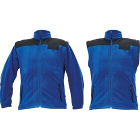 Bunda RANDWIK fleecová 100 % polyester royal modrá royal modrá - XL