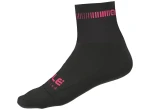 Alé Logo Q-Skin ponožky Black/Fluo Pink vel. S