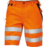 CRV Cerva Kraťasy KNOXFIELD Hi-Vis páské reflexní s elastickým pasem oranžové 54 oranžové