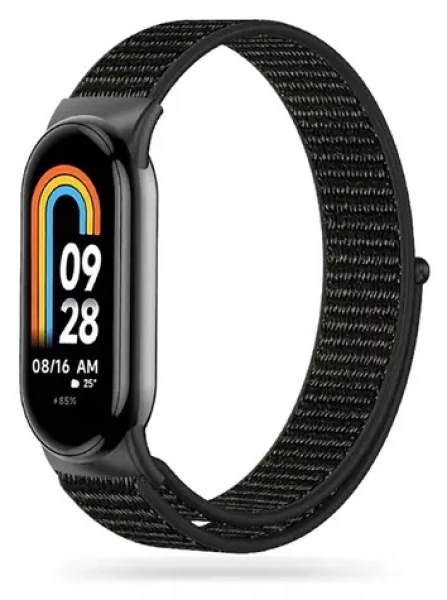 Tech-Protect Nylon Strap černá / Řemínek / pro Xiaomi Smart Band 8, 8 NFC / nylonový