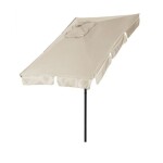 Elegantní zahradní slunečník s nastavitelným sklonem 200x130 cm béžová
