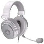 Endorfy VIRO Onyx White / herní sluchátka s mikrofonem / odjímatelný mikrofon / 3.5mm Jack / 53mm měniče / 1.2m (EY1A004)